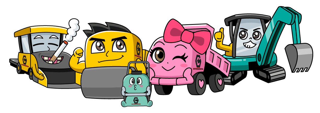 イラスト:現場作業車