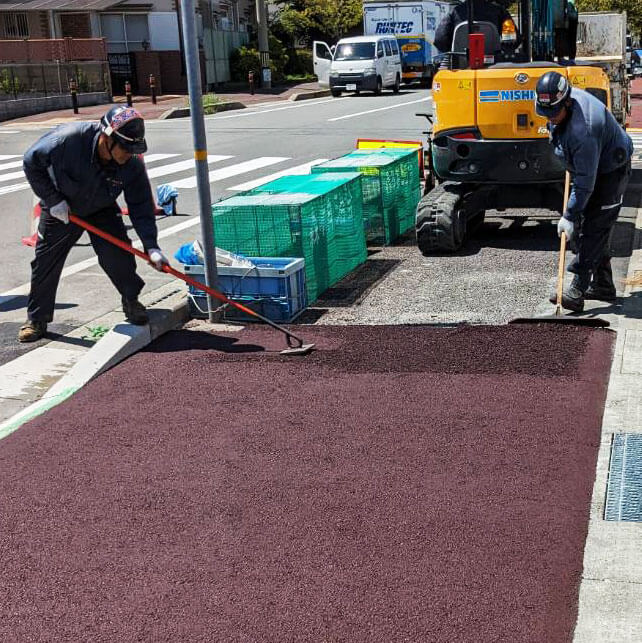 カラーアスファルト舗装